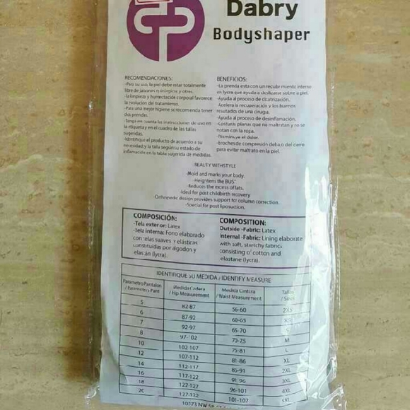 Latex waist cincher fajas - Picture 3 of 3